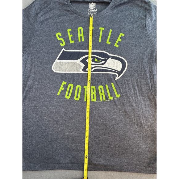 NFL Seattle Seahawks T-Shirt Adult XXL Large Graphic Blue Team Logo - Picture 5 of 6